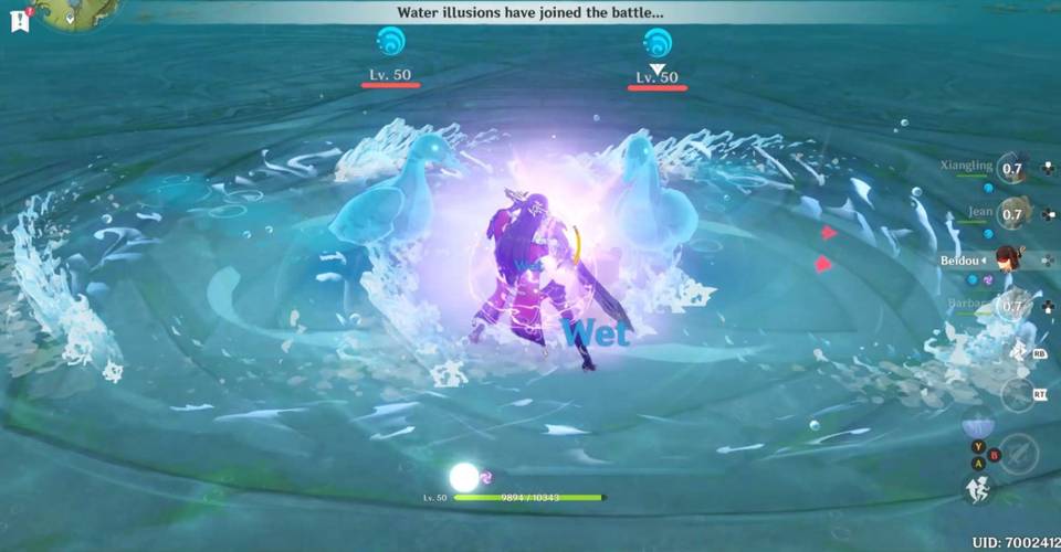 Genshin Impact How To Find Defeat Oceanid Screen Rant