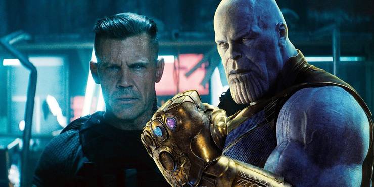 Josh Brolin Cable and Thanos