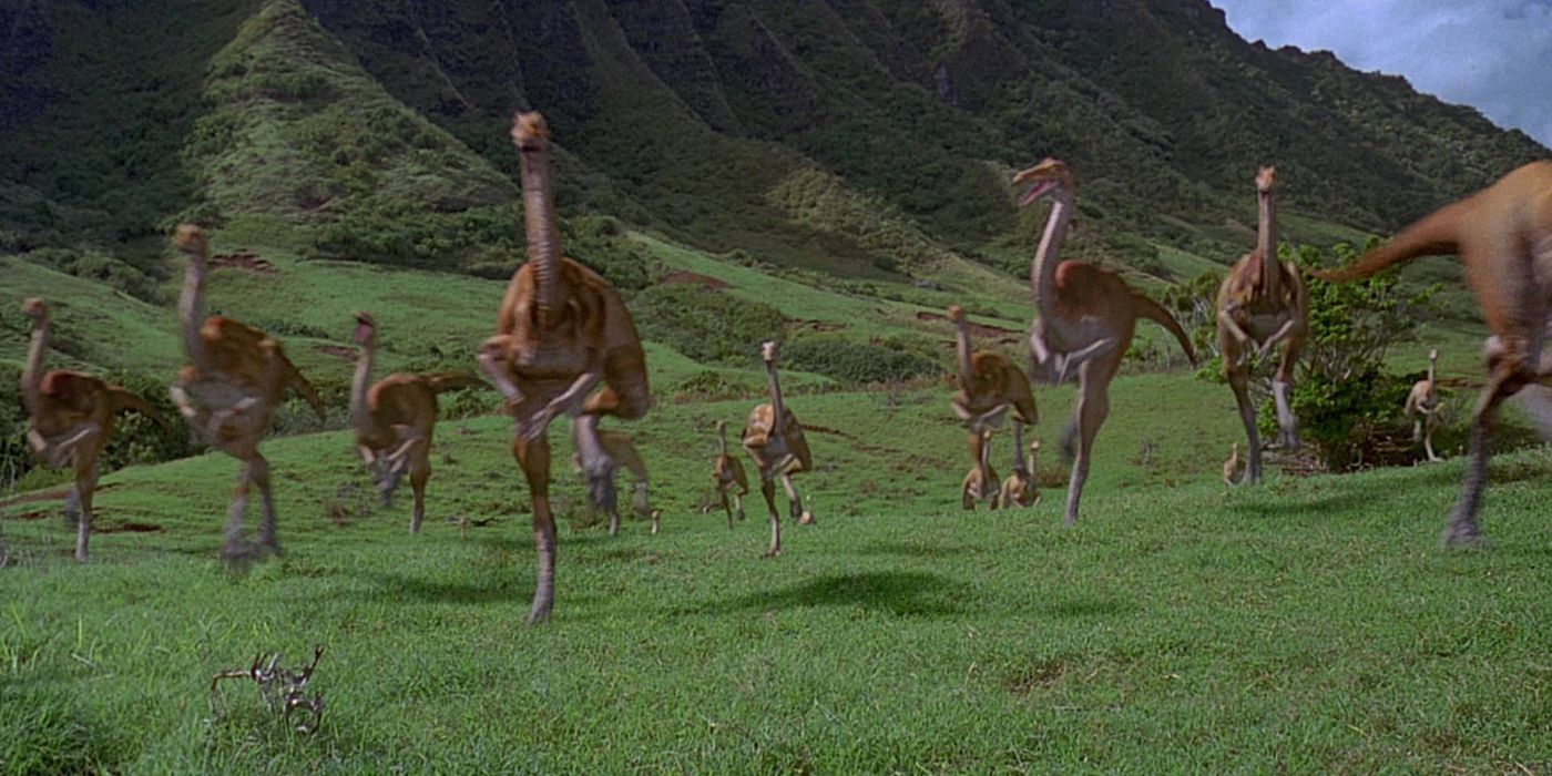 Jurassic Park Gallimimus Herd