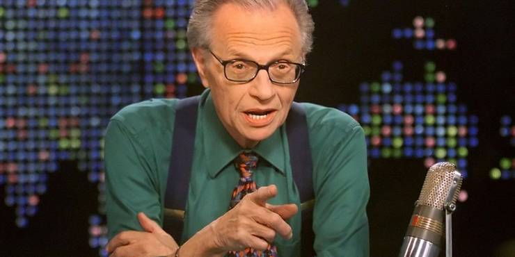 Larry King a Larry King Live műsorvezetője