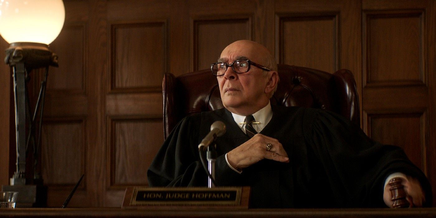 Trial fo the Chicago 7 Frank Langella Judge Hoffman
