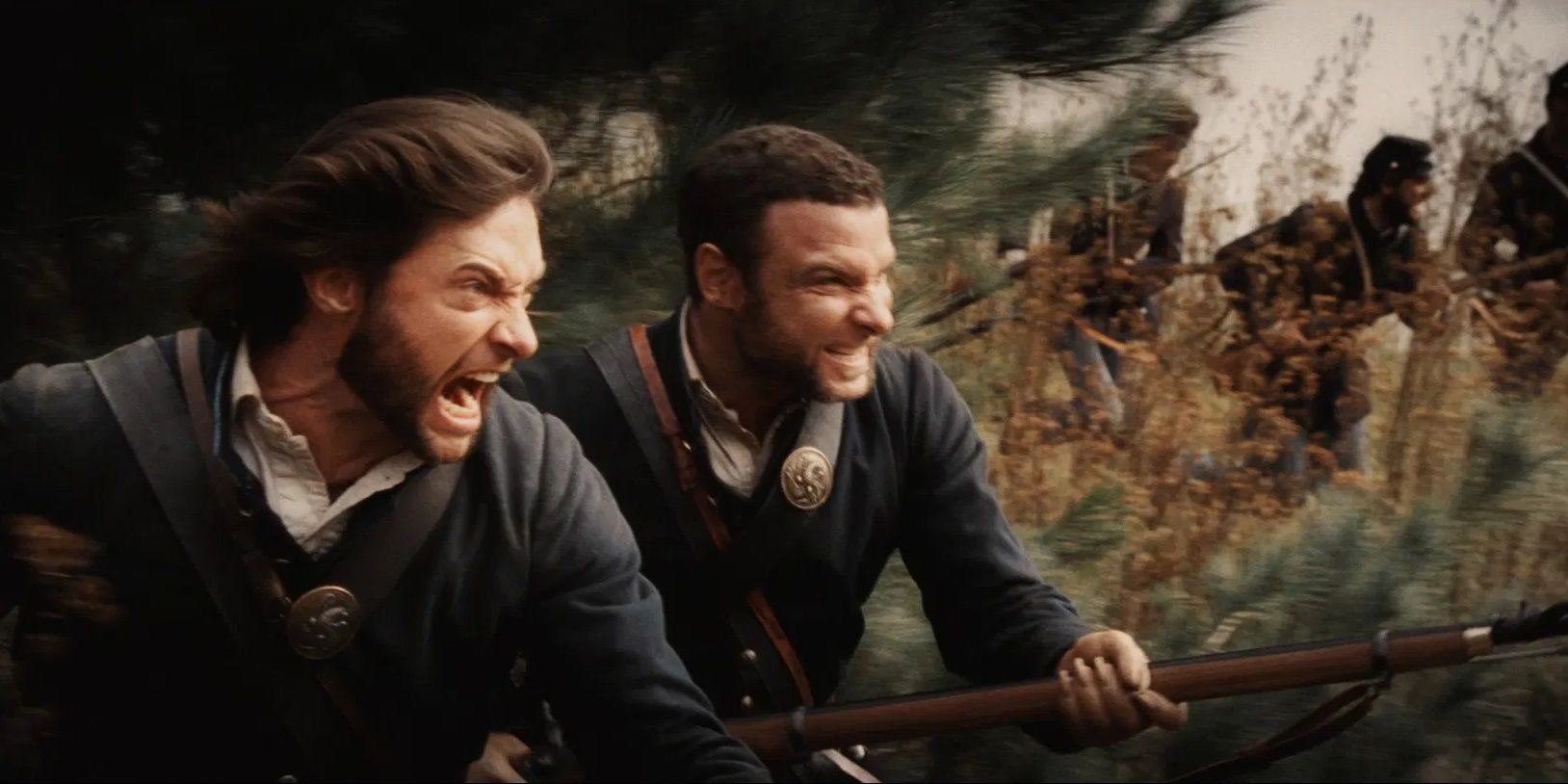 Wolverine and Victor in the Civil War in X Men Origins Wolverine