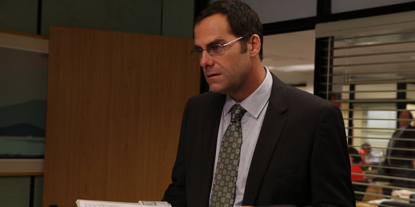 david wallace talking to michael the office