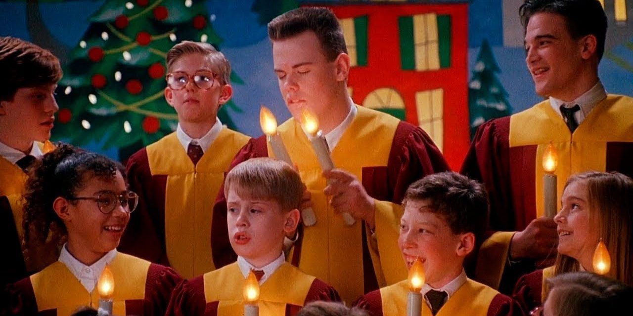"My Christmas Tree" makes Kevin and Buzz choristers in Home Alone 2. It's a sweet lit...
