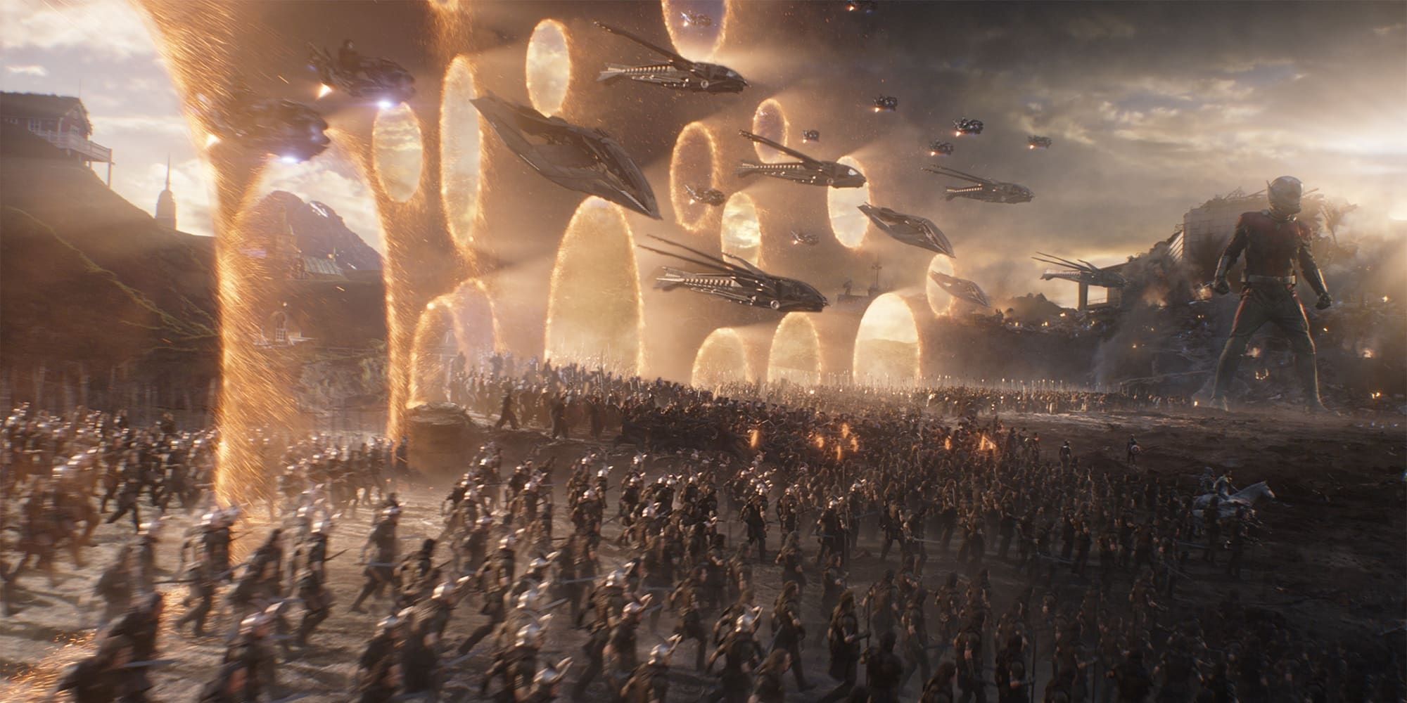 The final battle in Avengers Endgame