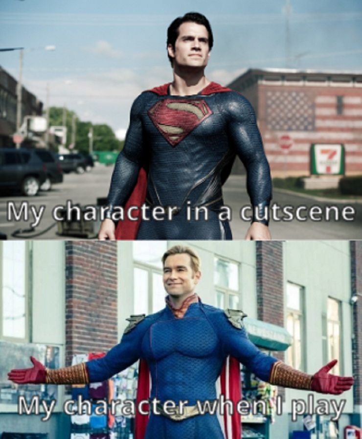 Image result for superman vs homelander meme