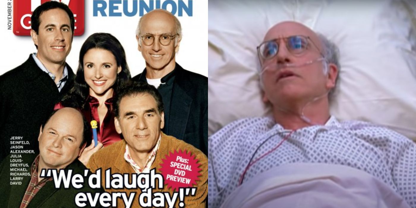 Curb Your Enthusiasm Larry David S Seinfeld Tv Guide Cover Gag Explained