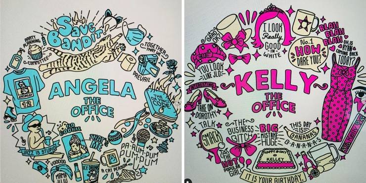 The Office: 10 Pieces Of Impressive Fan Art Influenced By The Show 19 the office fan art by Hairferry.kim