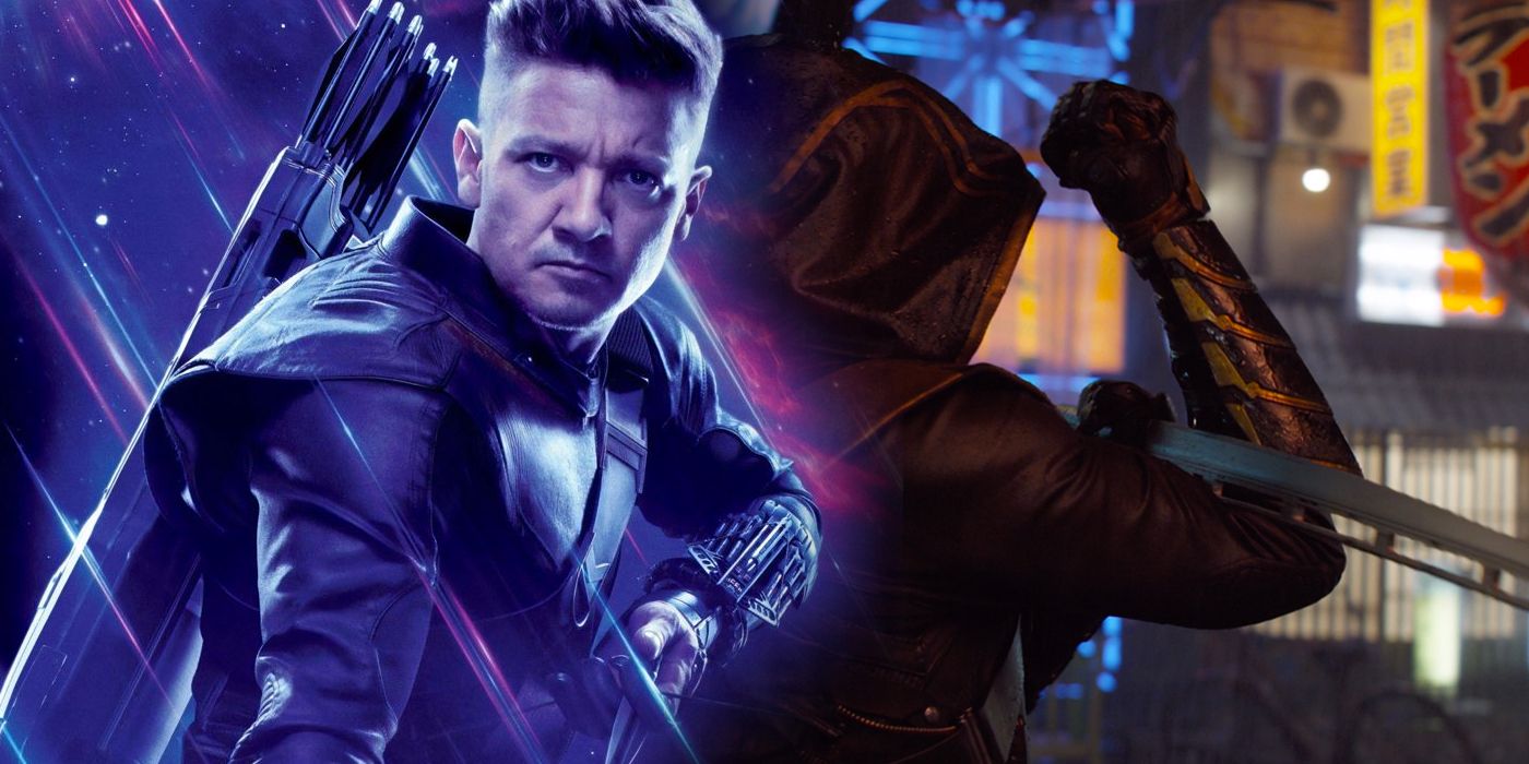 Hawkeyes Marvel Show Explains Why He Used A Sword In Endgame