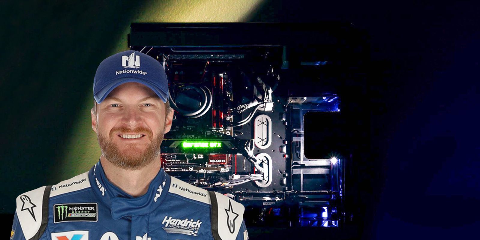 Legendary NASCAR driver reveals that he is a player with an impressive computer build