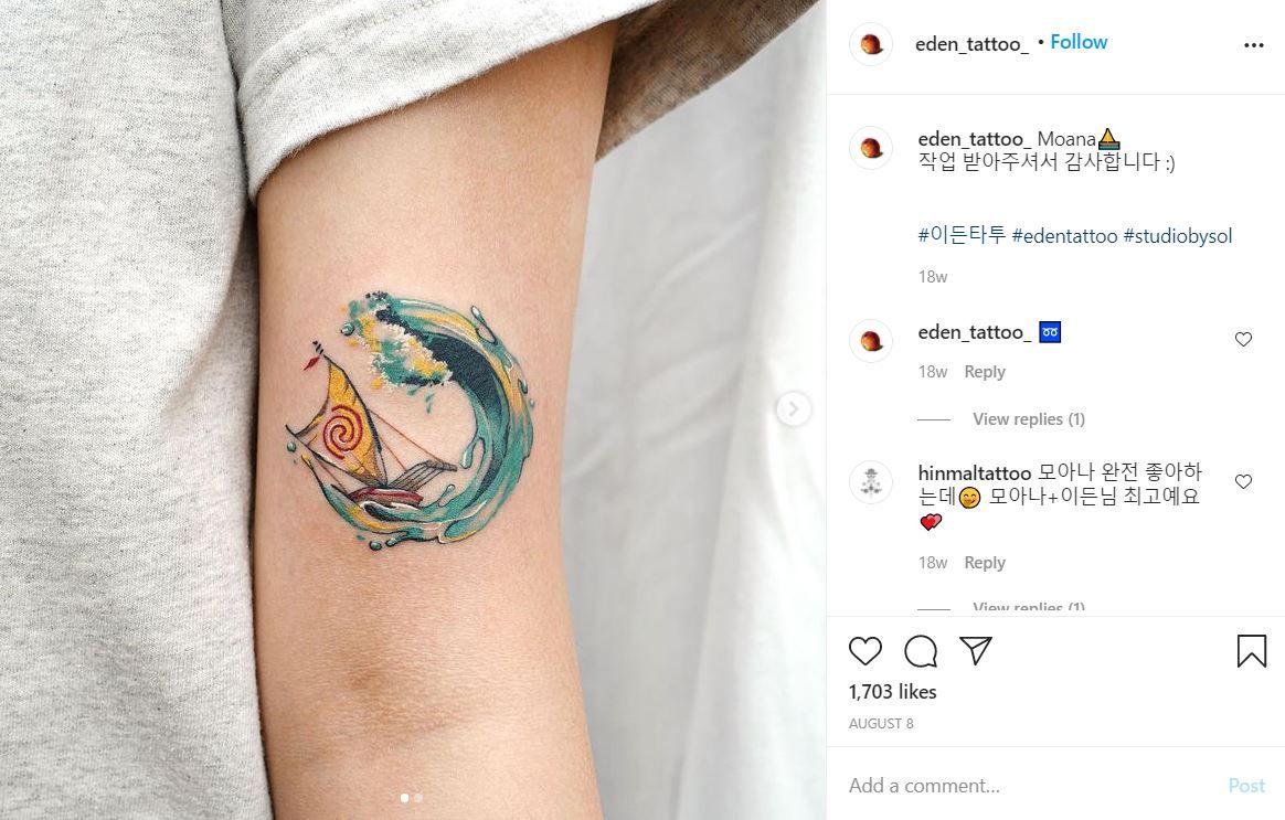 32++ Rainbow tattoo ideas moana info