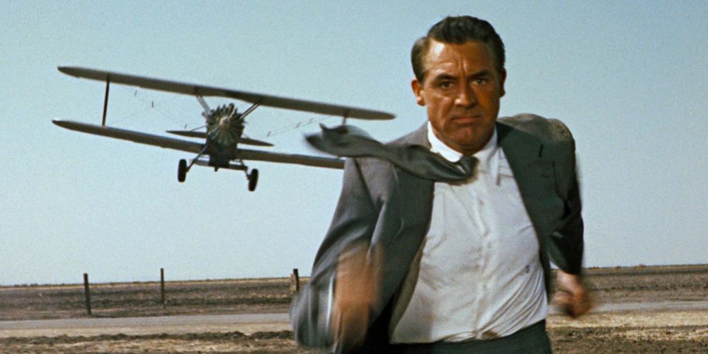 Cary Grant as Roger Thornhill in North by Northwest
