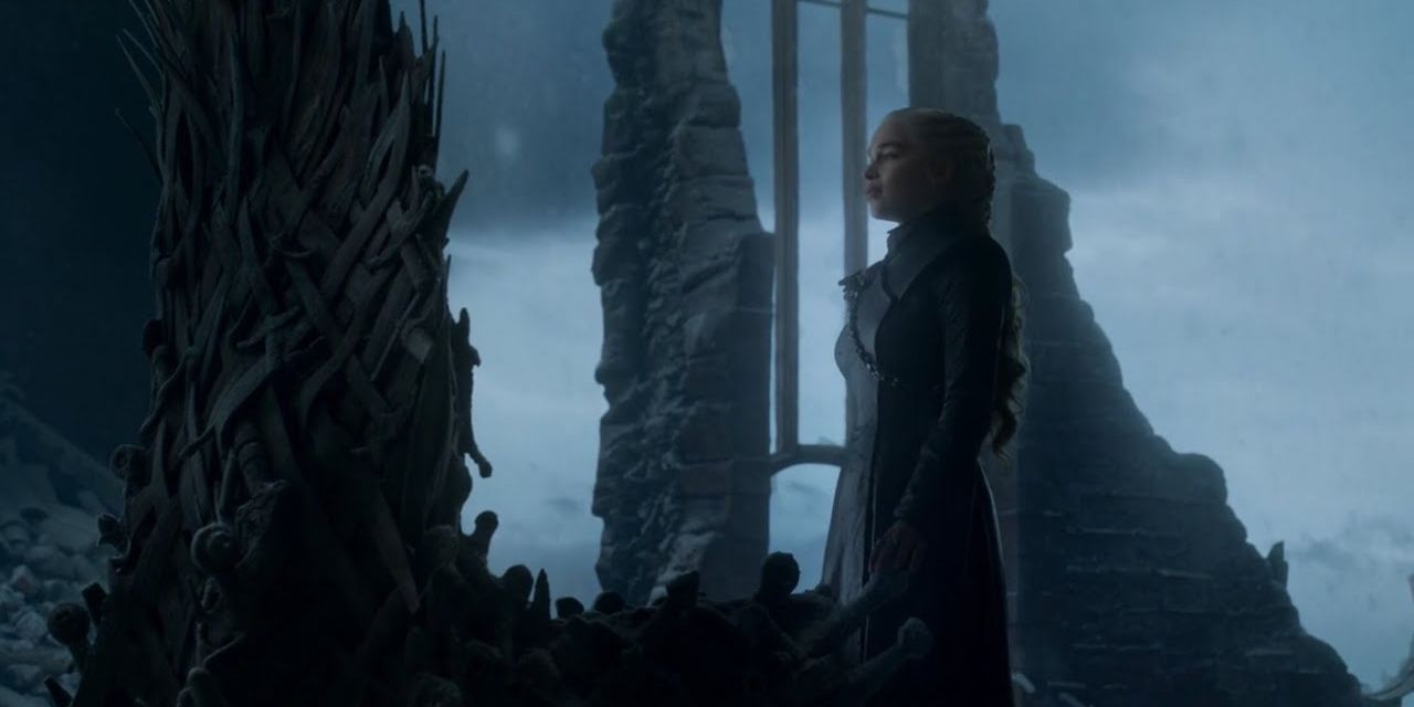 Daenerys Touching the Iron Throne