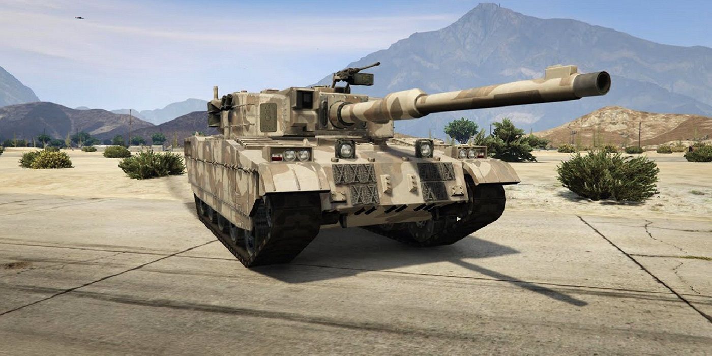 GTA Online Tank Dodges rocket in casual game of a lifetime