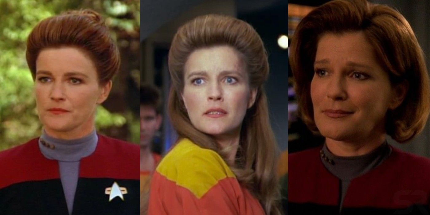 Star Trek Why Voyagers Captain Janeway Had So Many Hairstyles