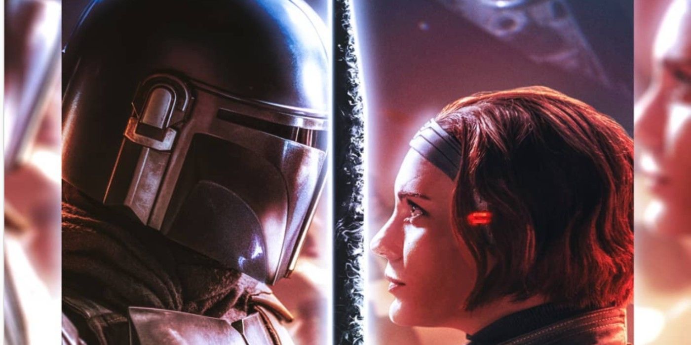 Mandalorian Season 3 Art Imagines Tense Darksaber Confrontation