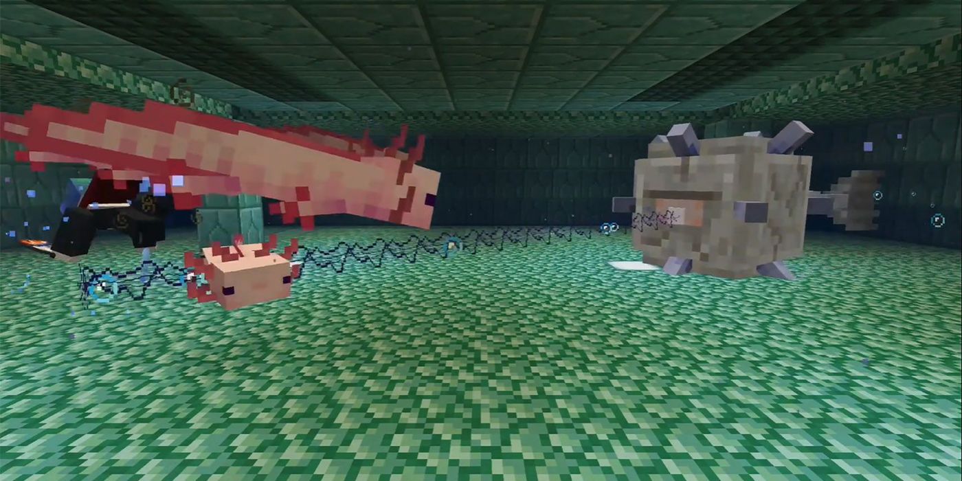Minecraft How to Breed (& Feed) Axolotls