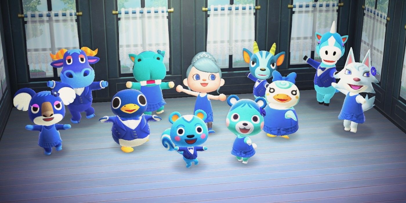 Blue Hair QR Codes for Animal Crossing: New Horizons - wide 4