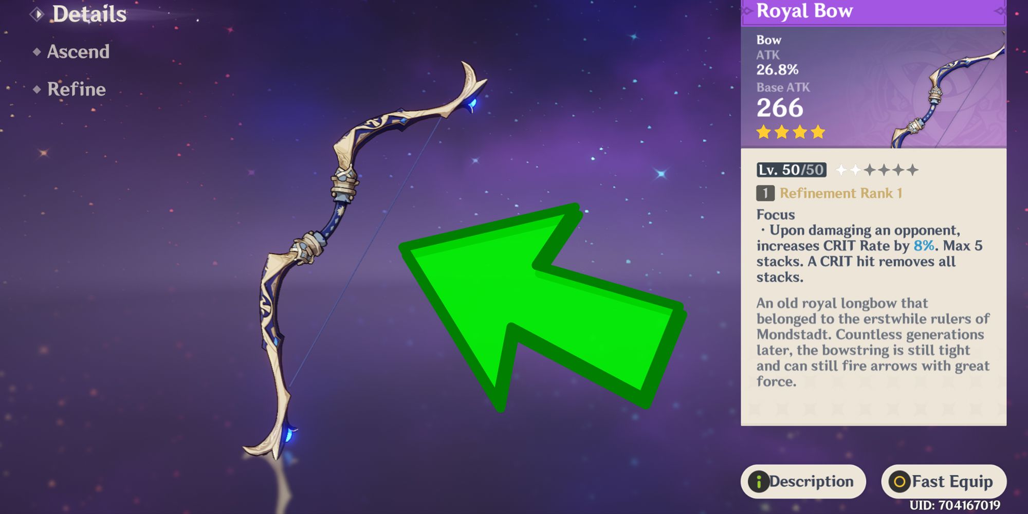 Genshin Impact How To Unlock The Royal Bow Screen Rant