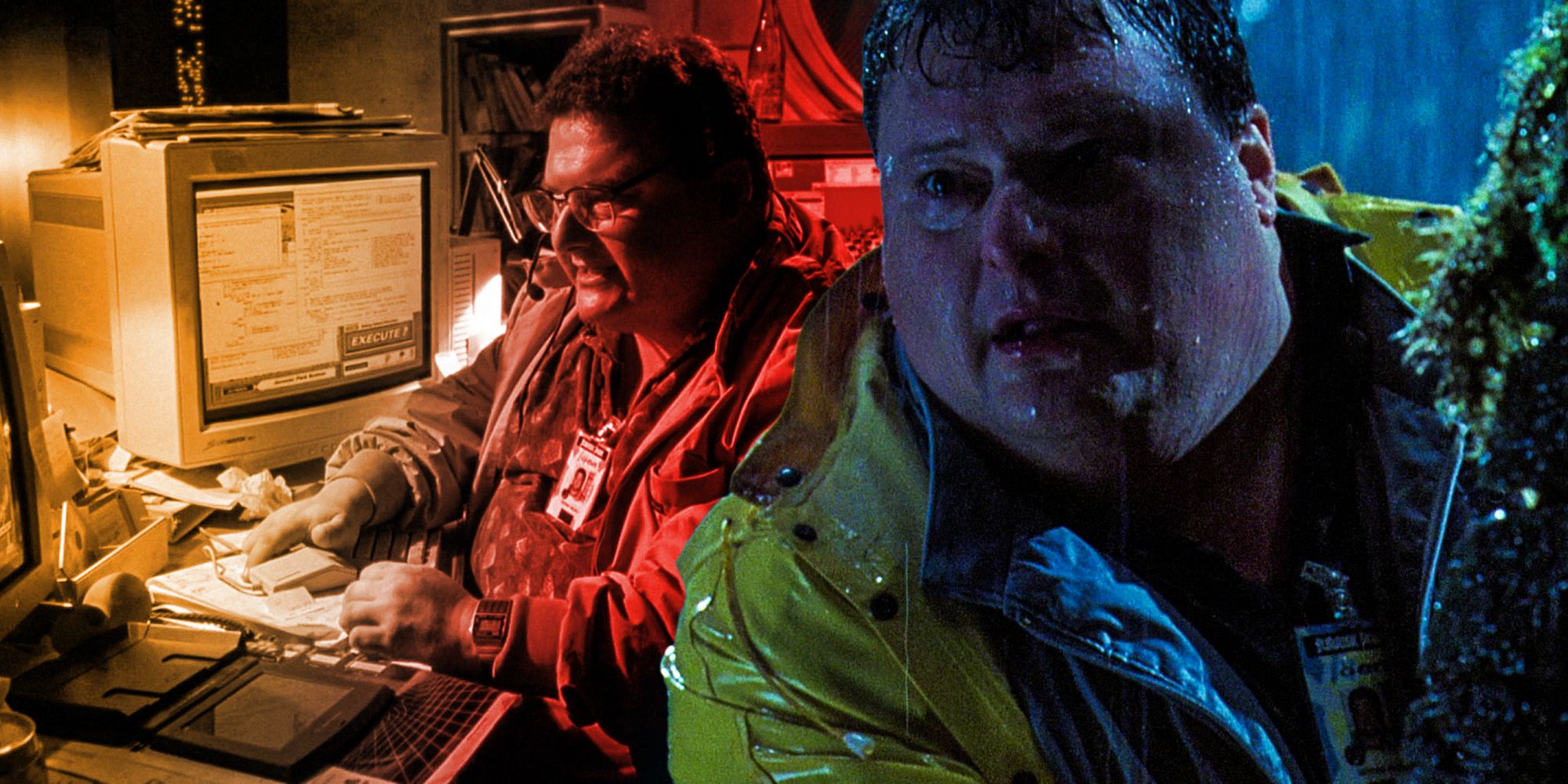 Nedry Jurassic park death change