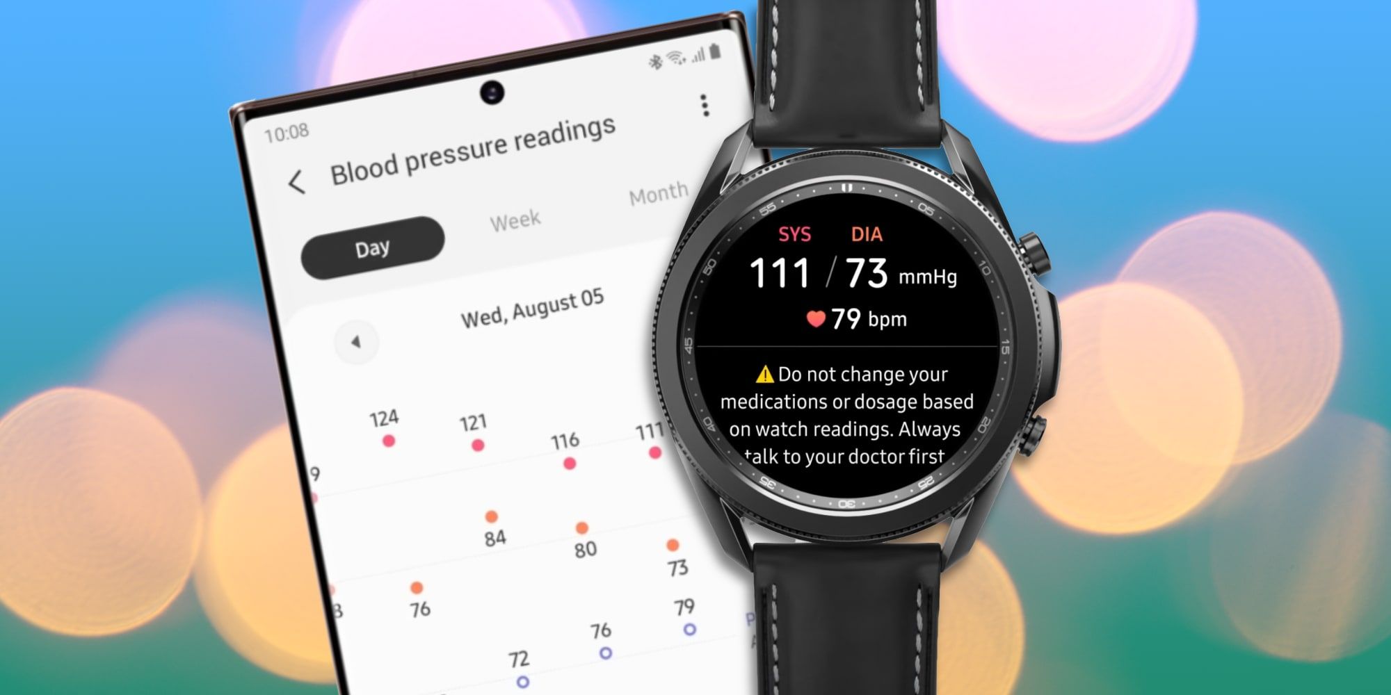 does the galaxy active 2 measure blood pressure