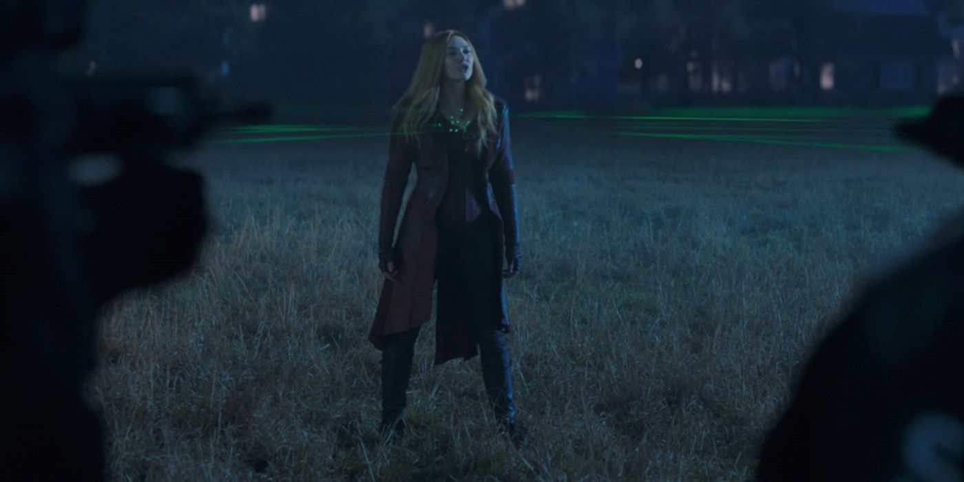 Scarlet Witch Confronts SWORD in WandaVision