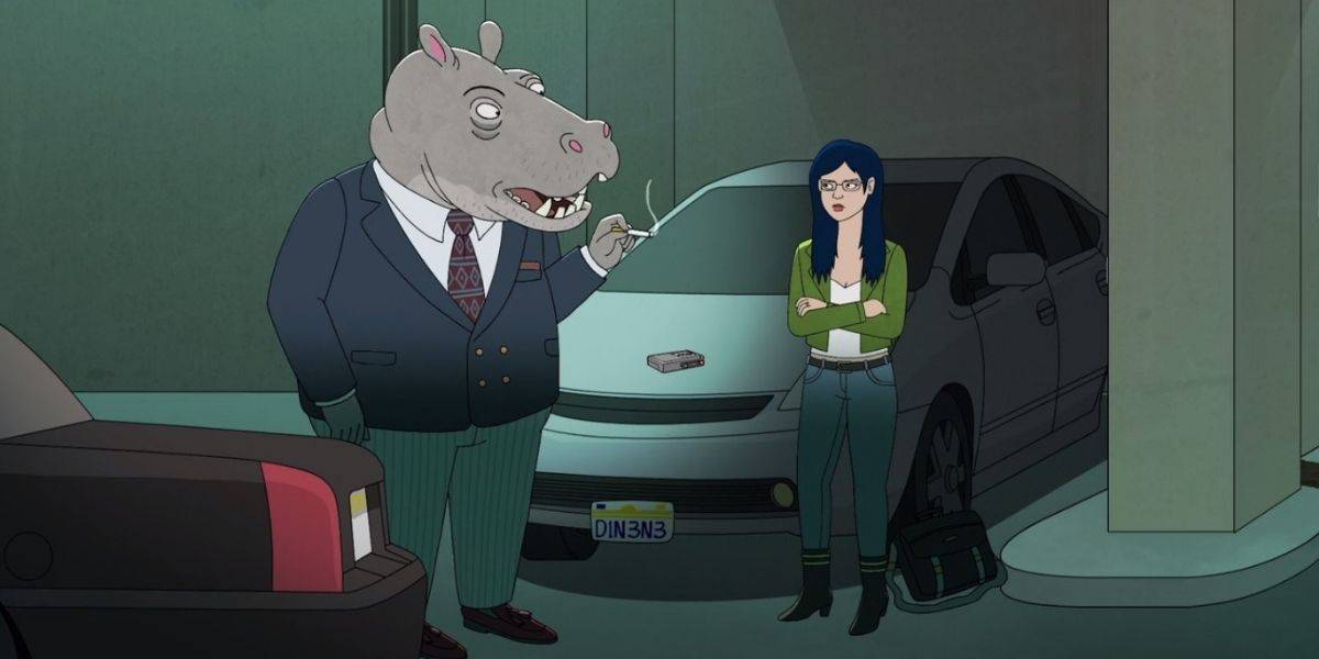 Bojack Horseman Beige Sac /à Provisions R/éutilisable Escape From L.A Vendax BoJack Youth