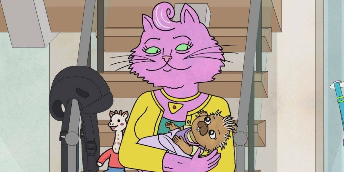 Bojack Horseman Beige Sac /à Provisions R/éutilisable Escape From L.A Vendax BoJack Youth