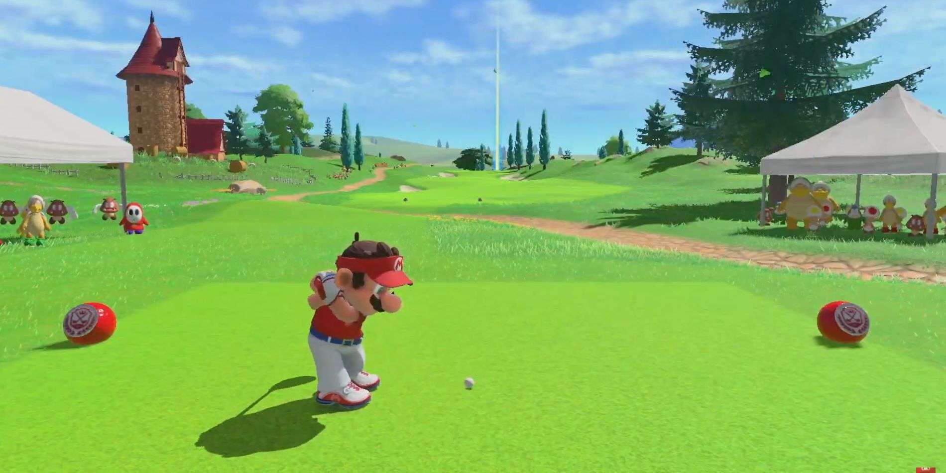 mario golf switch unlock courses