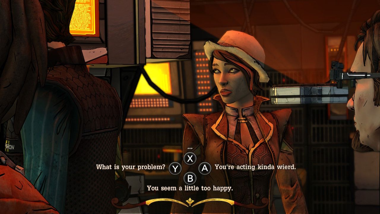 tales from the borderlands game over screen