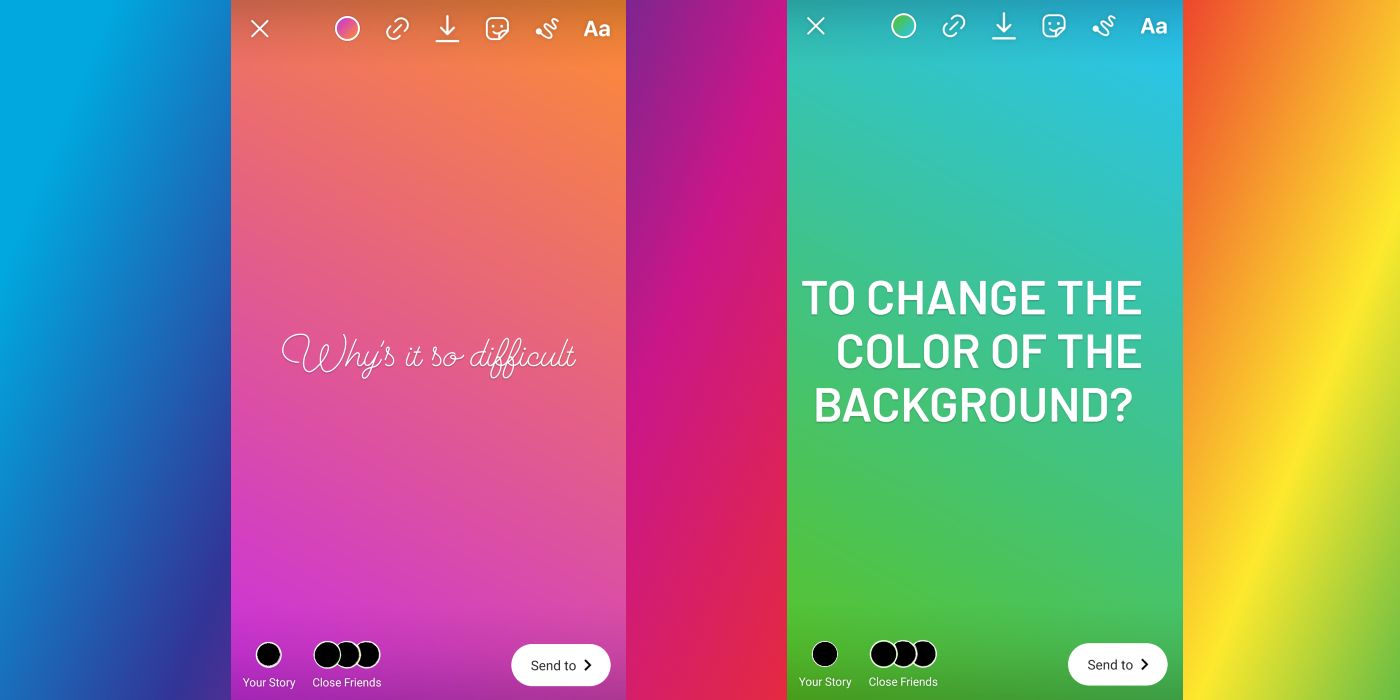 Why Is So Hard To Change An Instagram Story Background Color