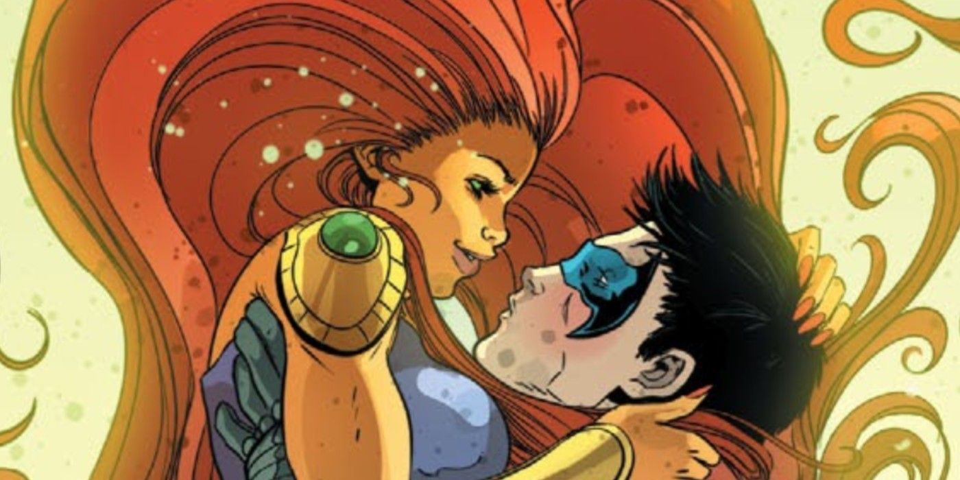 Nightwing and Starfire in love