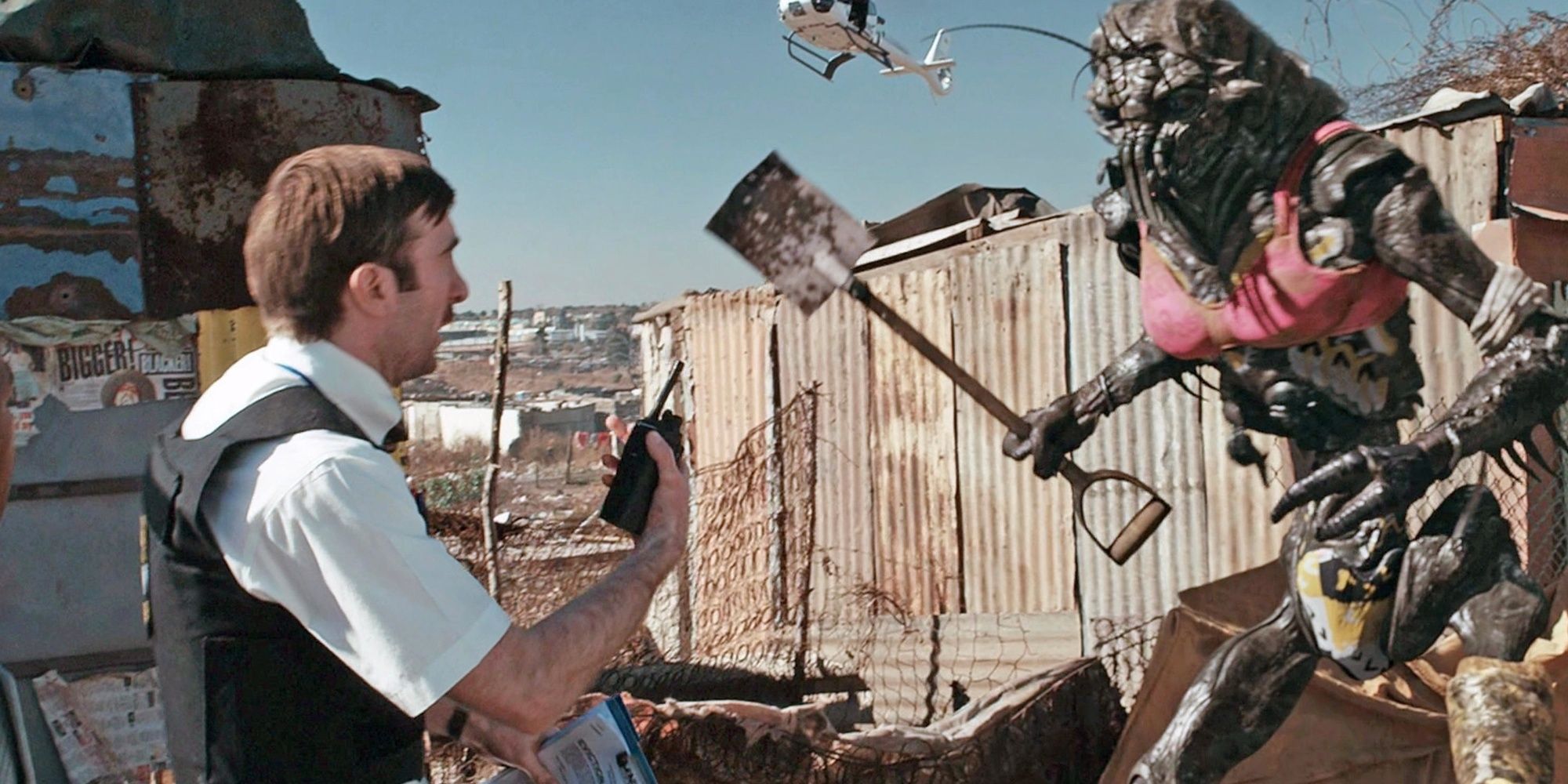 Sharlto Copley as Wikus in District 9 District 9