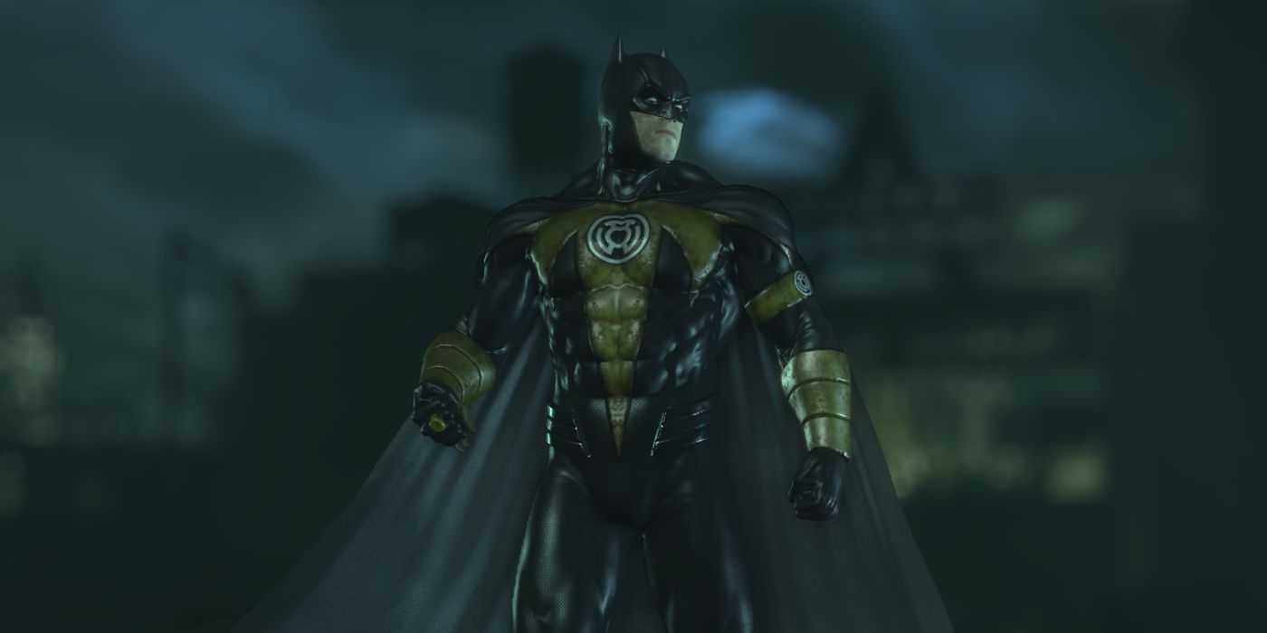 Sinestro Corps Yellow Lantern Skin Batman Arkham City