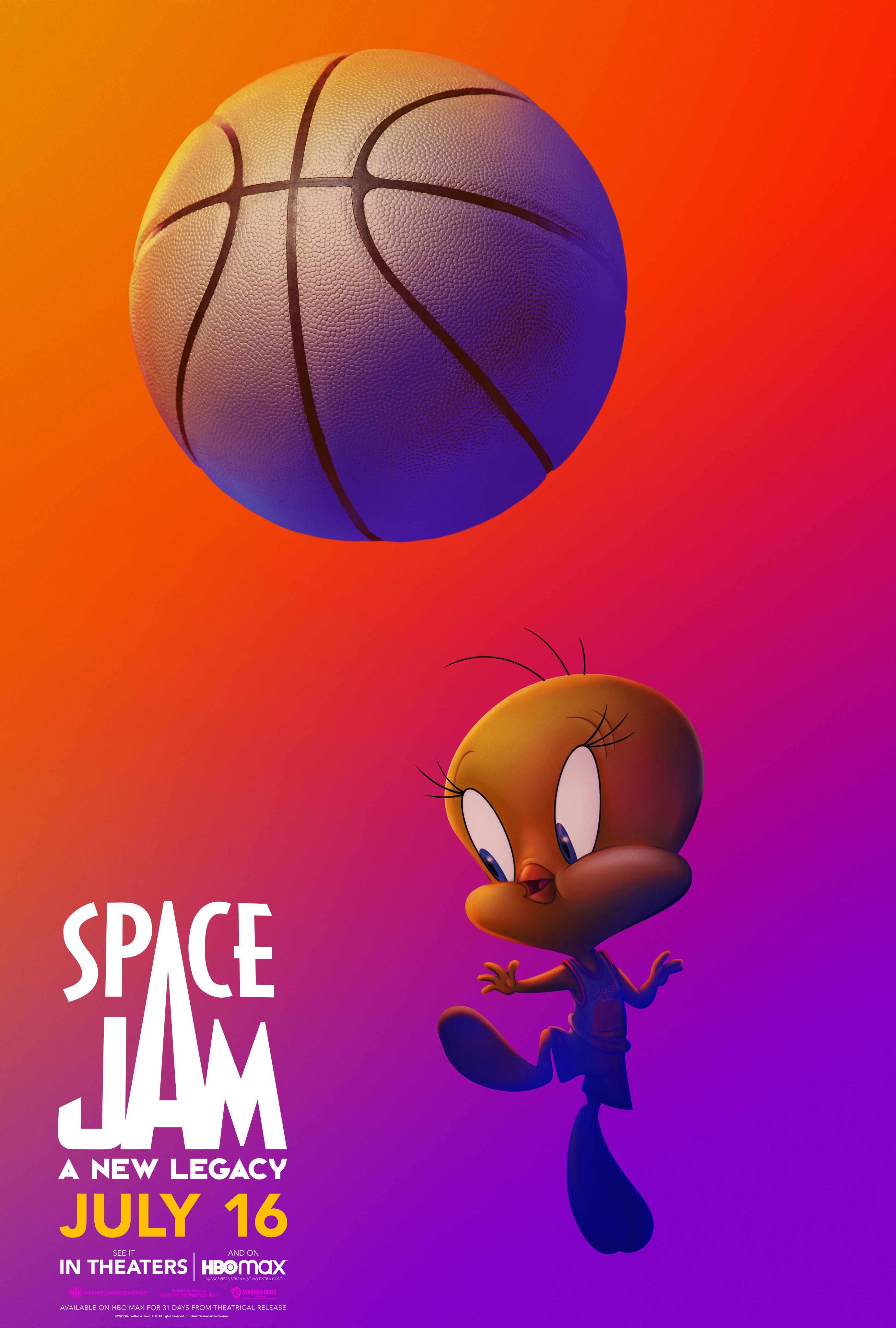 Space Jam 2 Character Posters Show 3D Designs Of Tweety Taz & More
