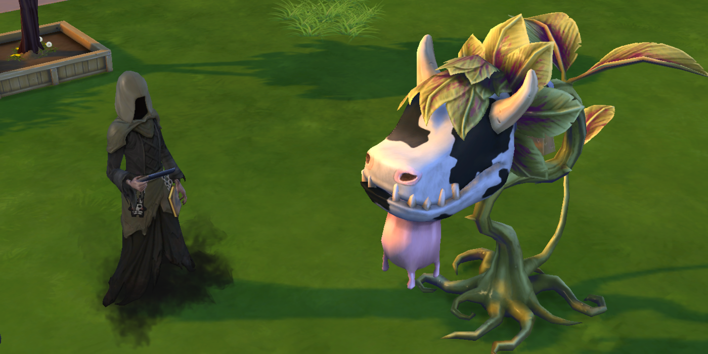 Cow Plant And Grim Reaper The Sims 4