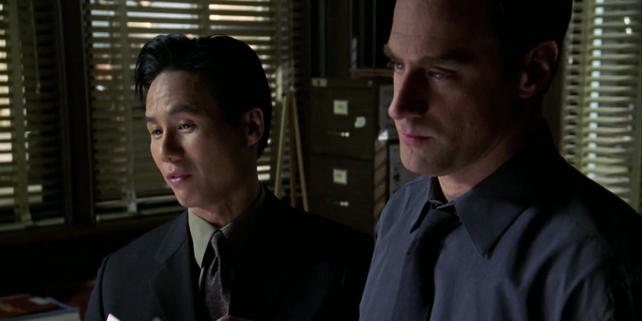 Detective Stabler and Dr. George Huang in Law and Order SVU