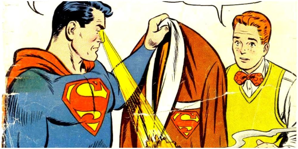 Silver Age Superman using his heat vision on Jimmy Olsens gift.jpg?q=50&fit=crop&w=737&h=368&dpr=1