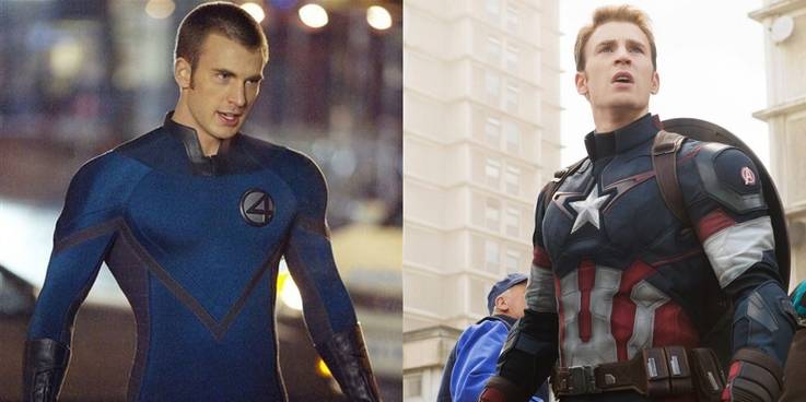 Actors Who Have Been A Part Of More Than One Superhero Film ! 18 Chris Evans as Johnny Storm and Captain America.jpg?q=50&fit=crop&w=737&h=368&dpr=1