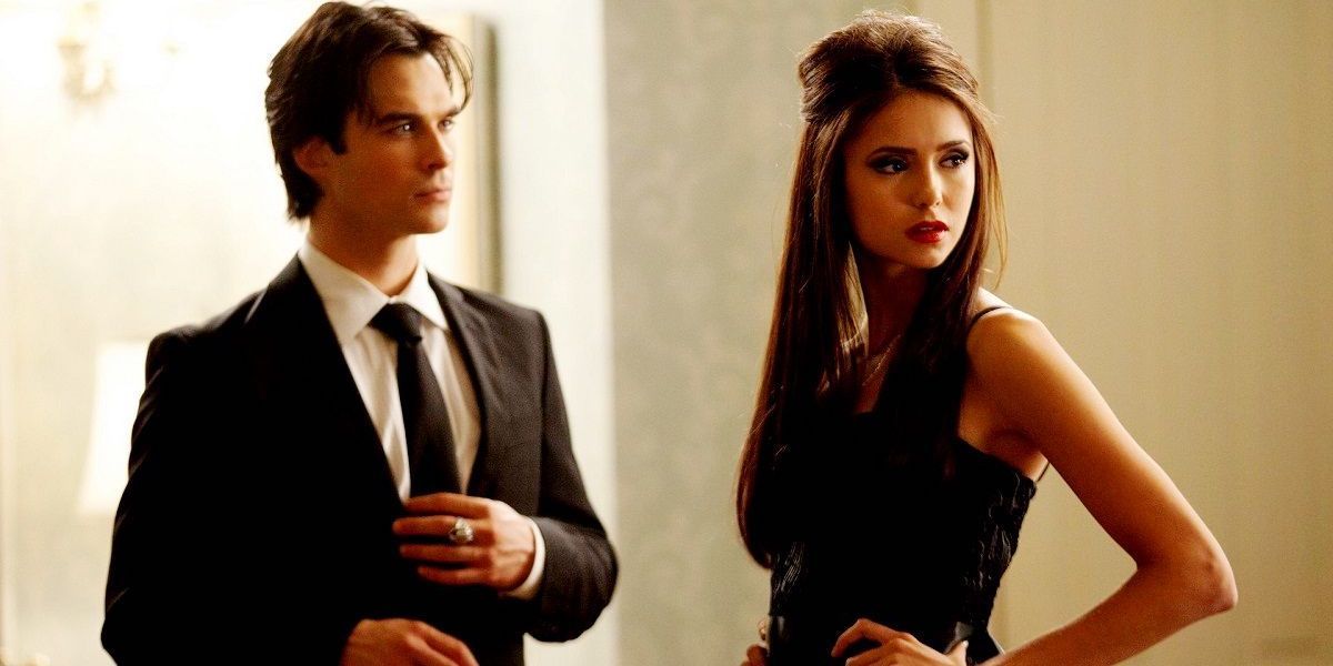 Vampire Diaries Damon and Katherine