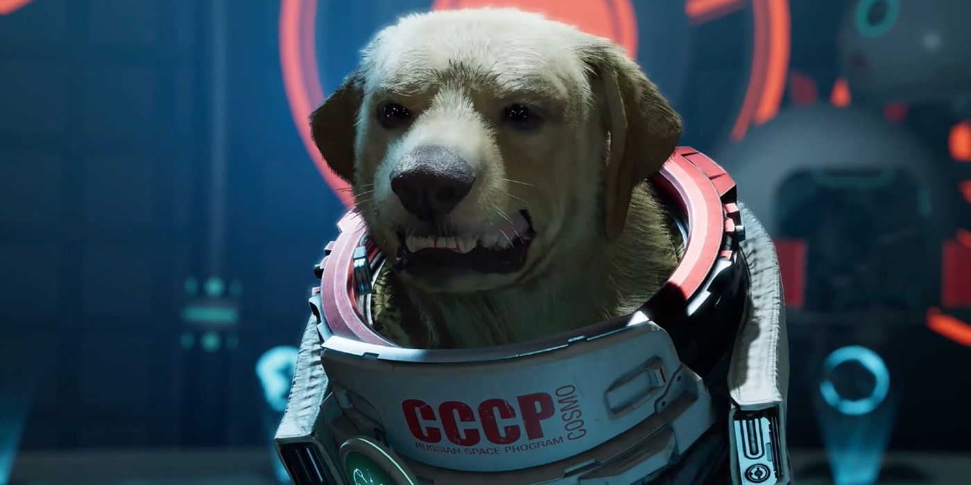 Cosmo the space dog in Guardians of the galaxy Game