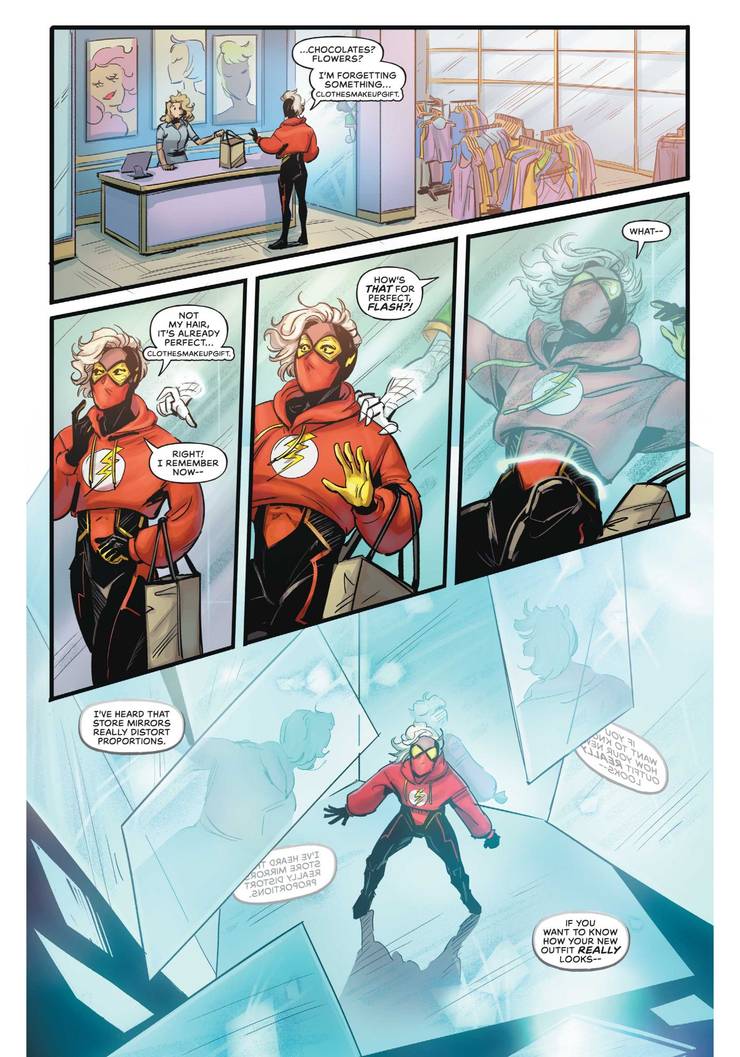 DC&#39;s Non-Binary Flash Story Continues In New Preview