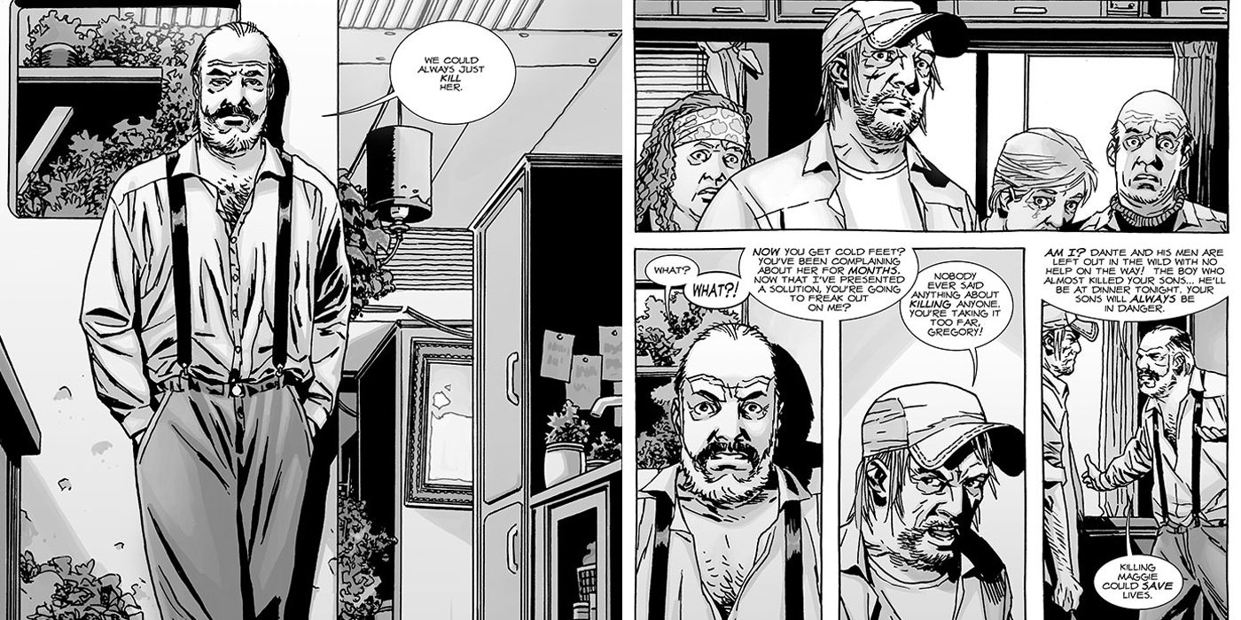 The Walking Deads Comic Book Villains Ranked From Most Laughable To Coolest