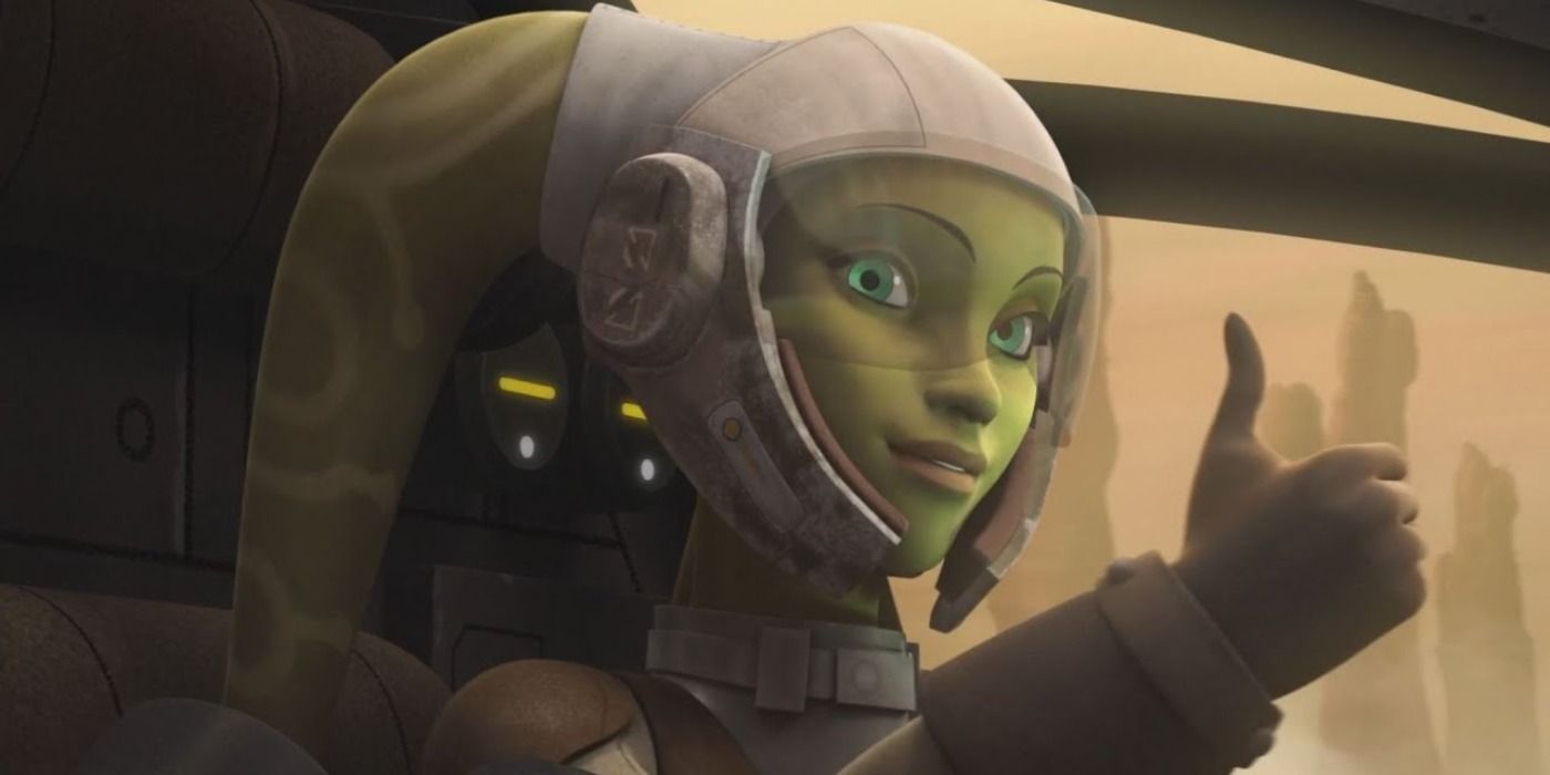 Hera Syndulla flies the Blade Wing in Star Wars Rebels