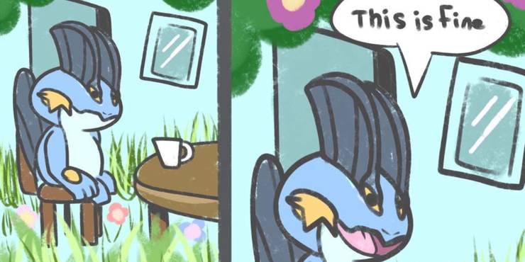 Pokemon 10 This Is Fine Memes That Are Too Funny Screenrant Pokemon 10 This Is Fine Memes That Are Too Funny Screenrant