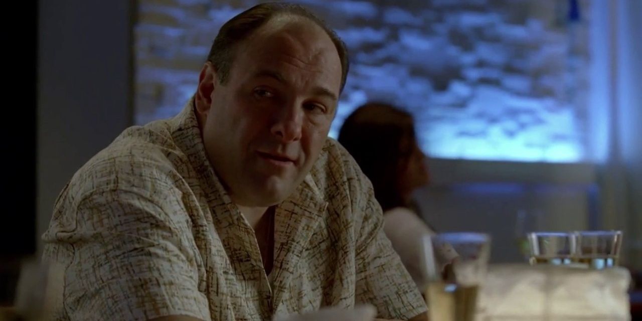Tony Soprano in The Sopranos Cropped