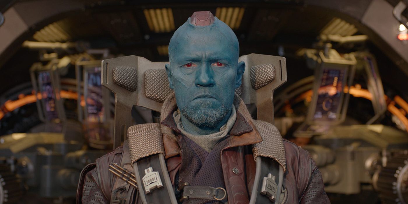Yondu aboard his spaceship in Guardians of the