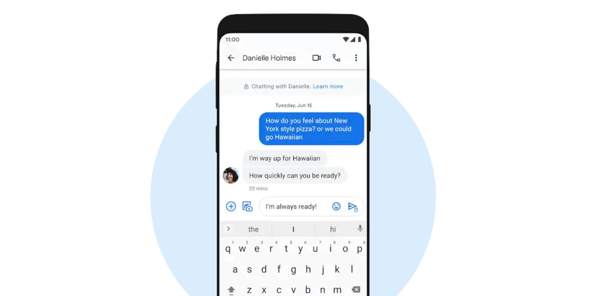 google messages end to end encryption feature