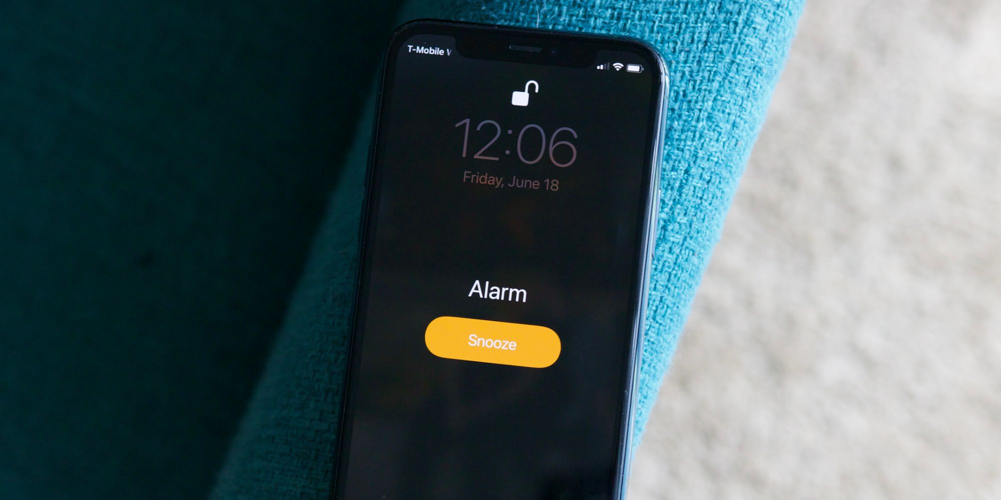 set snooze on iphone 6