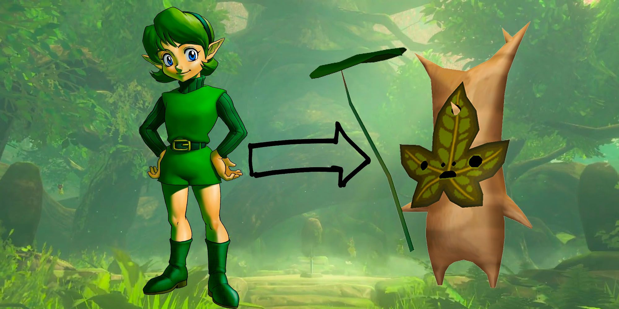 How The Legend of Zeldas Kokiri Became BOTWs Koroks